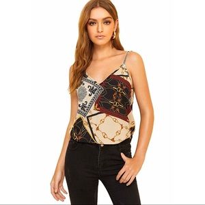 V-Neck Adjustable Cami Top